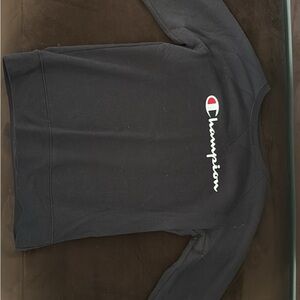 Champion Classic Black Athletic Sweatshirt